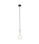 Lampy wiszące kule - Orlicki Design Ero I Cromo B Biały Opal + Chrom OR84979 - product 2