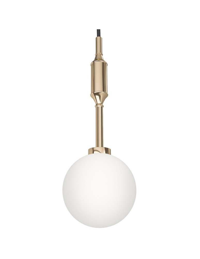 Lampy wiszące kule - Orlicki Design Ero I Gold B Złoty + Biały Opal OR85006 - produkt kolory-swiatla.pl 1