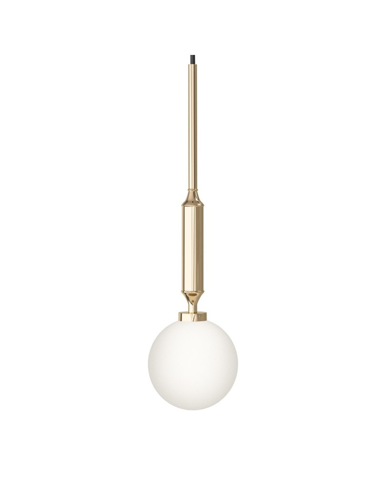 Lampy wiszące kule - Orlicki Design Ero I Gold C Złoty + Biały Opal OR85013 - produkt kolory-swiatla.pl 1