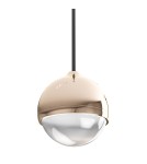 Lampy wiszące pojedyncze - Orlicki Design Bolicina Gold Złoty + Transparentny OR85099 - product 1