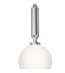 Lampy wiszące kule - Orlicki Design Ero I Cromo C Biały Opal + Chrom OR84986 - product 2