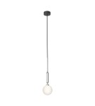 Lampy wiszące kule - Orlicki Design Ero I Cromo C Biały Opal + Chrom OR84986 - product 5