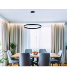 Lampy wiszące ze sterowaniem - Azzardo MARCO PENDANT 100 CCT BK + REMOTE CONTROL Wisząca z Pilotem Funkcje Ściemniania i Zmiany Barwy Światła AZ5050 - product 2