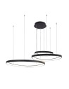 Azzardo AMANDA PENDANT 45+65+85 3000K BK Lampa Wisząca AZ5027