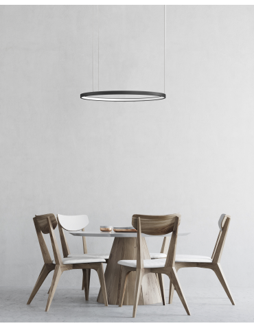 Azzardo AGNES PENDANT 58 DIMM CCT SWITCH BK Wisząca z Możliwością Ściemniania i Przełącznikiem Zmiany Barwy Światła AZ5019 - produkt 2