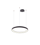 Lampy wiszące okręgi - Azzardo AGNES PENDANT 48 DIMM CCT SWITCH BK Wisząca z Możliwością Ściemniania i Przełącznikiem Zmiany Barwy Światła AZ5016 - product 1