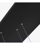 Altavola Design: Lampa wisząca Ledowe Okręgi no. 8 czarna 180 cm in 3k Altavola Design: Lampa wisząca Ledowe Okręgi no. 8 czarna 180 cm in 3k