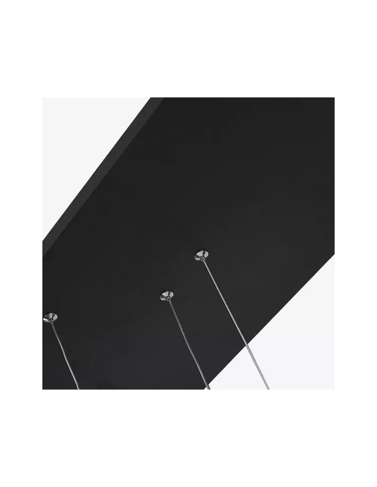 Altavola Design: Lampa wisząca Ledowe Okręgi no. 8 czarna 180 cm in 3k Altavola Design: Lampa wisząca Ledowe Okręgi no. 8 czarna 180 cm in 3k