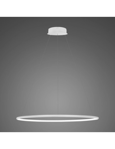 Altavola Design Lampa wisząca Ledowe Okręgi No.1 Φ80 cm in 4k biała