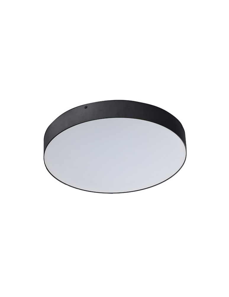 Plafony okrągłe - Azzardo MONZA R 40 4000K BK 1xLED Sufitowa Czarny AZ2266 - produkt kolory-swiatla.pl 1