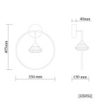 Altavola Design Kinkiet TIFFANY No. 1 W Altavola Design Kinkiet TIFFANY No. 1 W