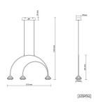 Altavola Design Lampa wisząca TIFFANY No. 3 CL1 Altavola Design Lampa wisząca TIFFANY No. 3 CL1