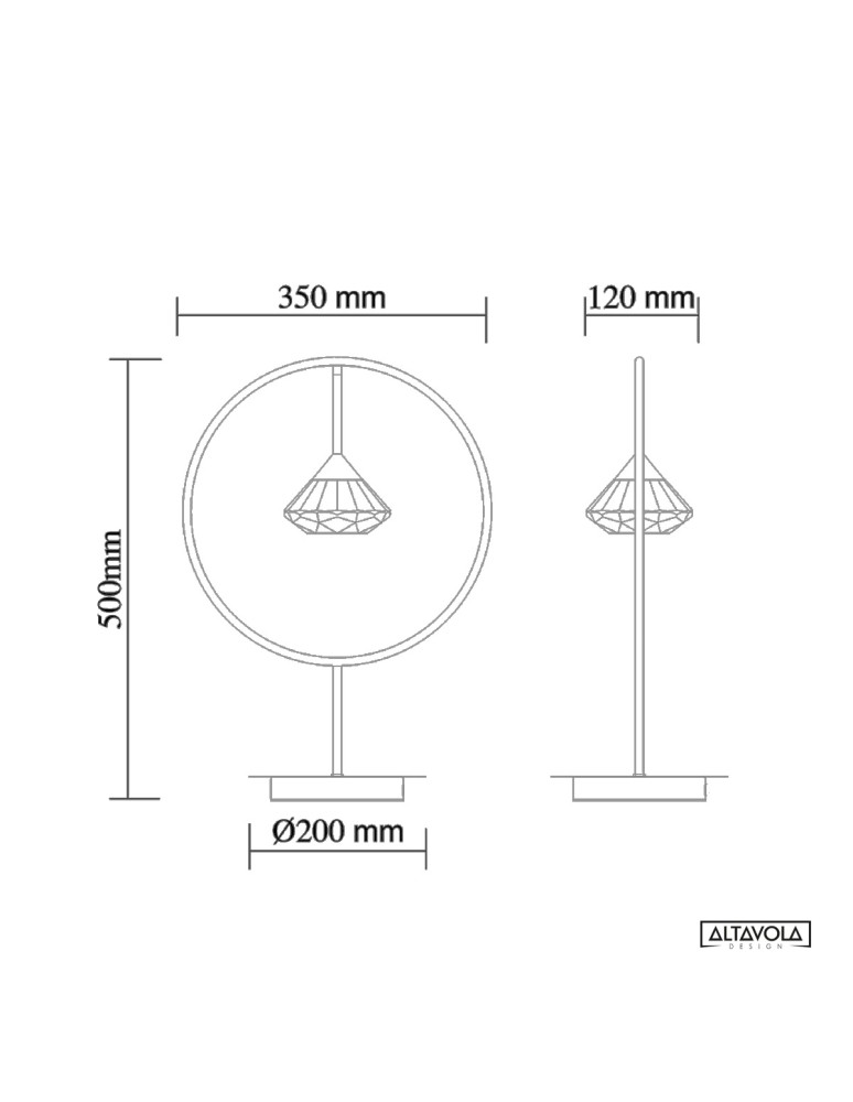 Altavola Design Lampa stołowa TIFFANY No. 1 T Altavola Design Lampa stołowa TIFFANY No. 1 T