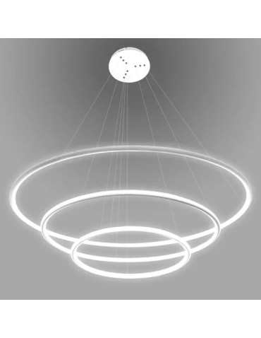 Altavola Design Lampa wisząca Ledowe Okręgi No.3 Φ80 cm in 3k biała ściemnialna  - produkt 2