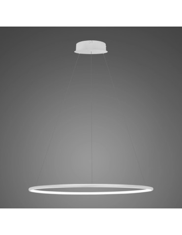 Altavola Design Lampa wisząca Ledowe Okręgi No.1 Φ60 cm in 3k biała