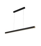 Lampy wiszące nad biurko - Altavola Design Lampa wisząca LINEAR  100cm czarna 3k  - product 1
