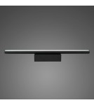 Altavola Design Kinkiet ledowy LINEA No.1 38,5 cm czarna 3k Altavola Design Kinkiet ledowy LINEA No.1 38,5 cm czarna 3k
