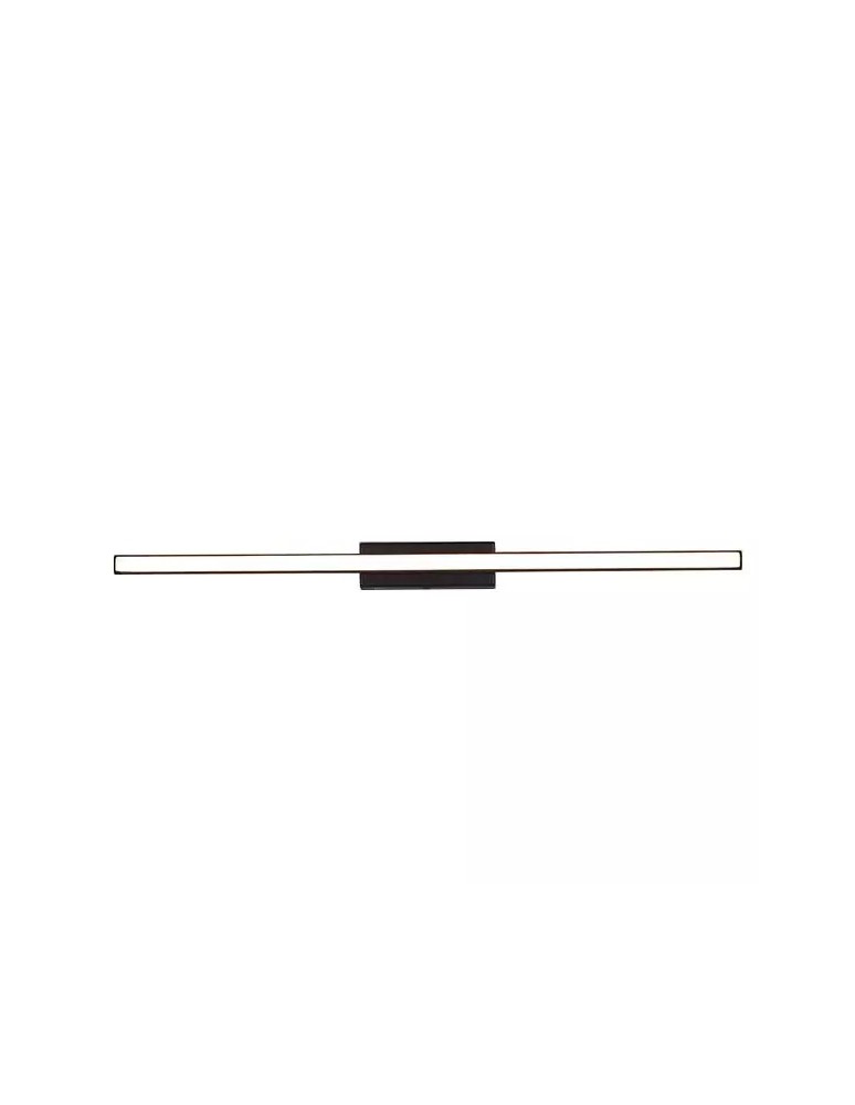 Altavola Design Kinkiet ledowy LINEA No.1 38,5 cm czarna 3k Altavola Design Kinkiet ledowy LINEA No.1 38,5 cm czarna 3k