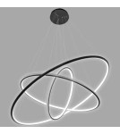 Altavola Design Lampa wisząca Ledowe Okręgi No.3 Φ100 cm in 4k czarna Altavola Design Lampa wisząca Ledowe Okręgi No.3 Φ100 cm in 4k czarna
