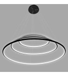 Altavola Design Lampa wisząca Ledowe Okręgi No.3 Φ100 cm in 4k czarna Altavola Design Lampa wisząca Ledowe Okręgi No.3 Φ100 cm in 4k czarna