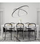Altavola Design Lampa wisząca Ledowe Okręgi No.3 Φ100 cm in 4k czarna Altavola Design Lampa wisząca Ledowe Okręgi No.3 Φ100 cm in 4k czarna