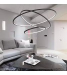Altavola Design Lampa wisząca Ledowe Okręgi No.3 Φ100 cm in 4k czarna Altavola Design Lampa wisząca Ledowe Okręgi No.3 Φ100 cm in 4k czarna