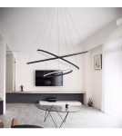Altavola Design Lampa wisząca Ledowe Okręgi No.3 Φ100 cm in 4k czarna Altavola Design Lampa wisząca Ledowe Okręgi No.3 Φ100 cm in 4k czarna