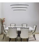 Altavola Design Lampa wisząca Ledowe Okręgi No.3 Φ100 cm in 4k czarna Altavola Design Lampa wisząca Ledowe Okręgi No.3 Φ100 cm in 4k czarna