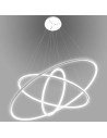 Altavola Design Lampa wisząca Ledowe Okręgi No.3 Φ100 cm in 4k biała ściemnialna 