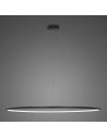 Altavola Design Lampa wisząca Ledowe Okręgi No.1 Φ150 cm in 3k czarna ściemnialna 