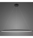 Lampy wiszące okręgi - Altavola Design Lampa wisząca Ledowe Okręgi No.1 śr.200 cm in 4k czarna  - product 1