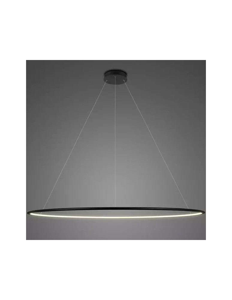 Altavola Design Lampa wisząca Ledowe Okręgi No.1 Φ230 cm in 3k czarna 