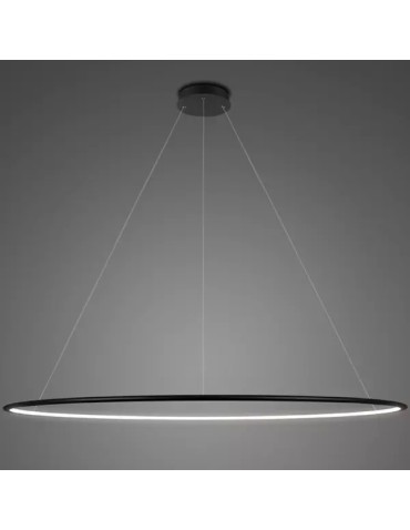 Altavola Design Lampa wisząca Ledowe Okręgi No.1 Φ230 cm in 4k czarna