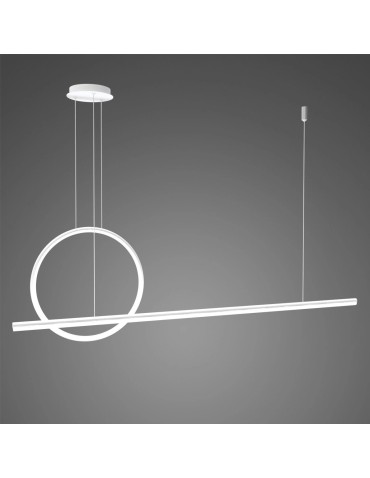 Altavola Design Lampa wisząca LINEA No.2 śr.40 cm 3k biała