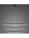 Altavola Design Lampa wisząca Ledowe Okręgi No.3 Φ180 cm in 4k czarna 