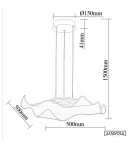 Altavola Design Lampa wisząca Velo No. 2 złota Altavola Design Lampa wisząca Velo No. 2 złota