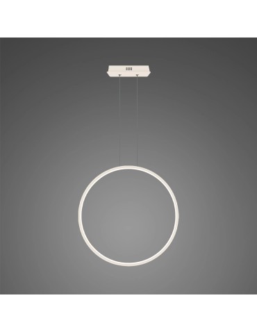 Altavola Design Lampa wisząca Ledowe okręgi No.1 X Φ60cm in 4k biała