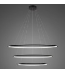 Lampy wiszące okręgi - Altavola Design Lampa wisząca Ledowe Okręgi No.3 śr.100 cm in 3k czarna ściemnialna  - product 1