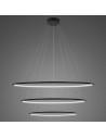 Altavola Design Lampa wisząca Ledowe Okręgi No.3 Φ100 cm in 3k czarna ściemnialna 