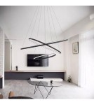 Lampy wiszące okręgi - Altavola Design Lampa wisząca Ledowe Okręgi No.3 śr.100 cm in 3k czarna ściemnialna  - product 2