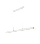 Lampy wiszące nad biurko - Altavola Design Lampa wisząca LINEAR  120cm biała 4k  - product 1