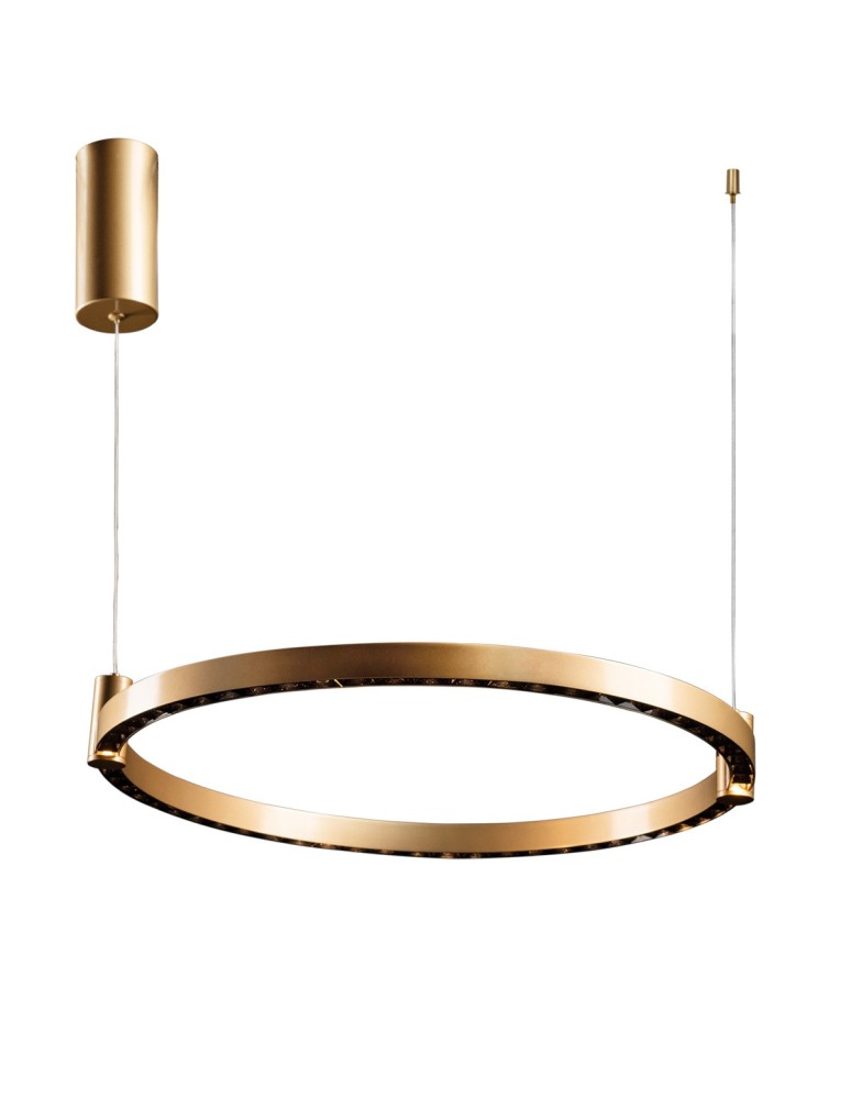 Altavola Design Ledowa lampa wisząca Diamante No.2  CO1 60 cm złota  Altavola Design Ledowa lampa wisząca Diamante No.2  CO1 60 cm złota