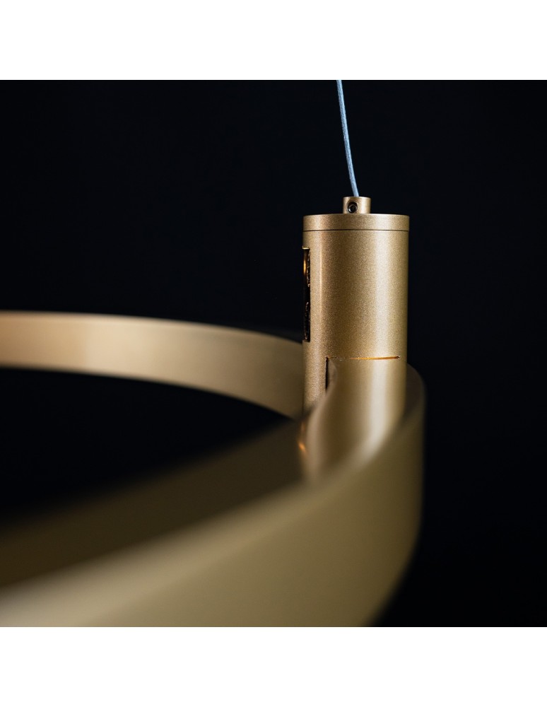 Altavola Design Ledowa lampa wisząca Diamante No.2  CO1 60 cm złota  Altavola Design Ledowa lampa wisząca Diamante No.2  CO1 60 cm złota
