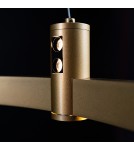 Altavola Design Ledowa lampa wisząca Diamante No.2  CO1 60 cm złota  Altavola Design Ledowa lampa wisząca Diamante No.2  CO1 60 cm złota