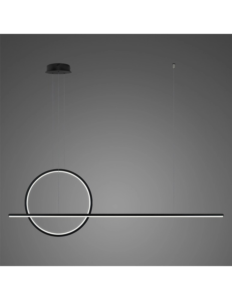 Altavola Design Lampa wisząca LINEA No.2 Φ40 cm czarna 4k  Altavola Design Lampa wisząca LINEA No.2 Φ40 cm czarna 4k