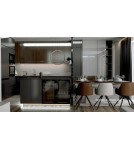 Altavola Design Lampa wisząca LINEA No.2 Φ40 cm czarna 4k  Altavola Design Lampa wisząca LINEA No.2 Φ40 cm czarna 4k