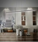 Altavola Design Lampa wisząca LINEA No.1 100cm 3k 16W czarna Altavola Design Lampa wisząca LINEA No.1 100cm 3k 16W czarna