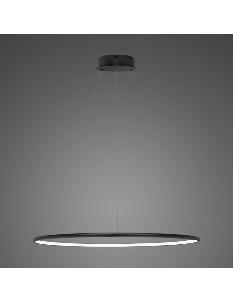 Altavola Design Lampa wisząca Ledowe Okręgi No.1 Φ80 cm in 4k 43W czarna Altavola Design Lampa wisząca Ledowe Okręgi No.1 Φ80 cm in 4k 43W czarna