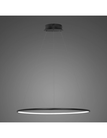 Altavola Design Lampa wisząca Ledowe Okręgi No.1 Φ60 cm in 3k 32W czarna