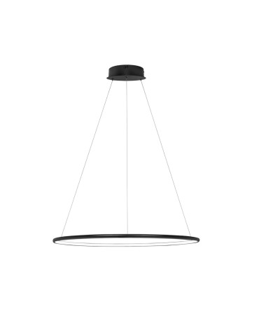 Altavola Design Lampa wisząca Ledowe Okręgi No.1 Φ60 cm in 3k 32W czarna   - produkt 2